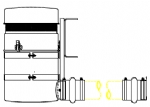 5" drum air filter kit