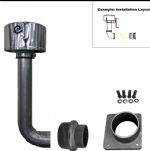 D807 Installation Kit w/ Elbow & PreCleaner