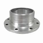 4-In TTMA Flange with 4-In Male NPT Thread - Hardcoated