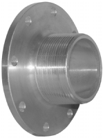 4-In TTMA Flange with 3-In Male NPT Thread - Extended Length