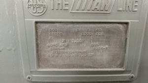 900HP 885 RPM Titan US Induction Motor